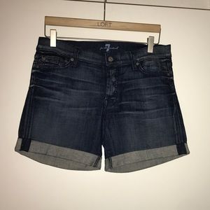 7 For All Mankind Denim Shorts